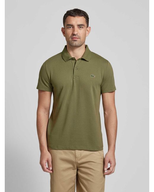 Lacoste Poloshirt mit Label-Detail in Green für Herren