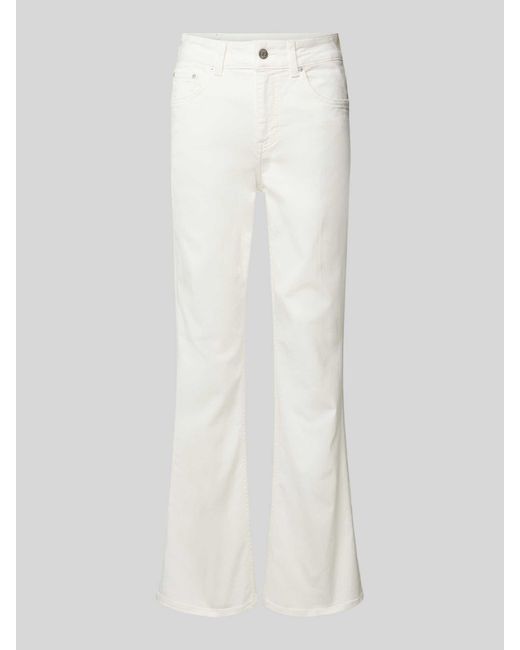 Gant Bootcut Fit Jeans Met Stretch in het White
