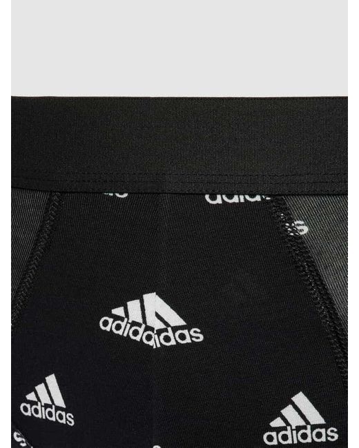 Adidas Slip mit Logo-Bund im 3er-Pack in Black für Herren