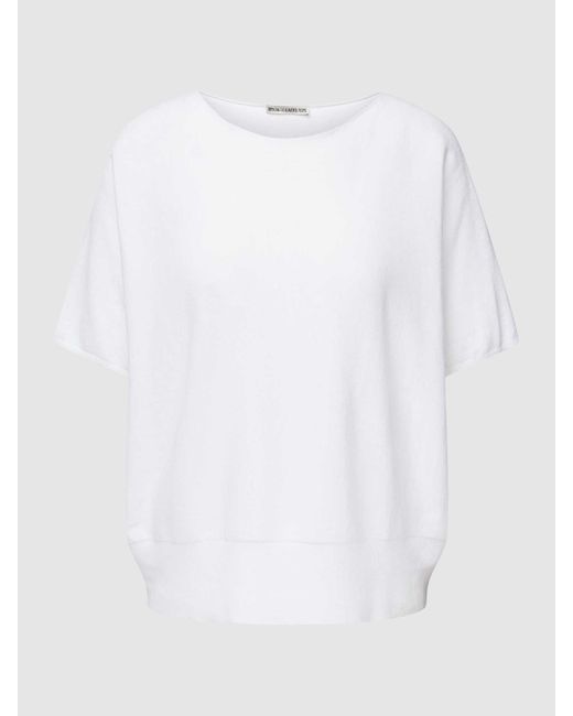 Drykorn Gebreid Shirt Met Ronde Hals in het White