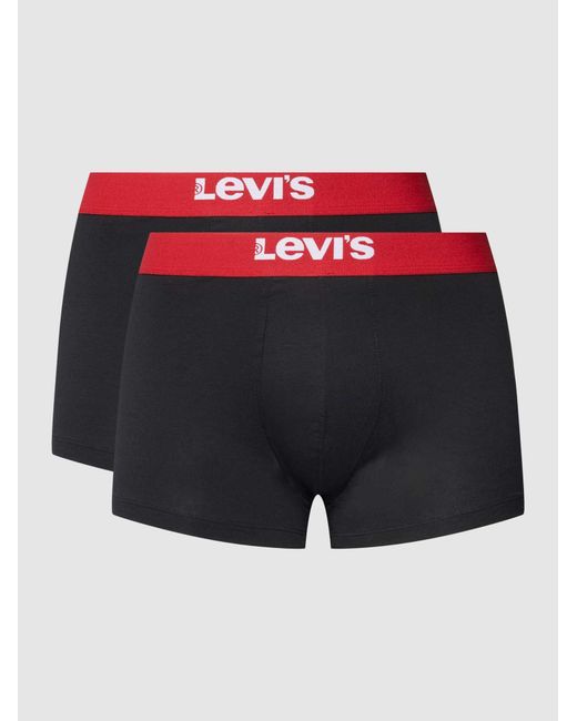 Levi's Boxershort Met Elastische Band Met Logo in het Red voor heren