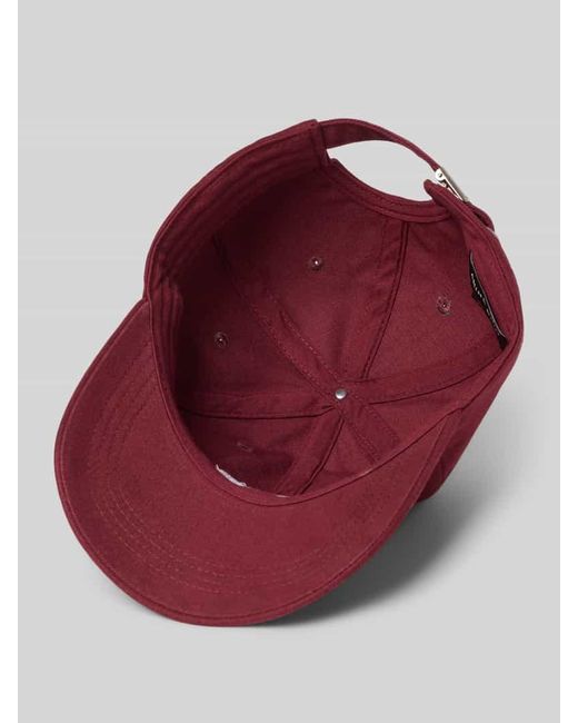 Anine Bing Red Basecap mit Logo-Stitching