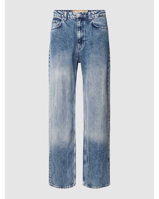 Review Baggy Jeans mit Vintage-Waschung in Blue für Herren