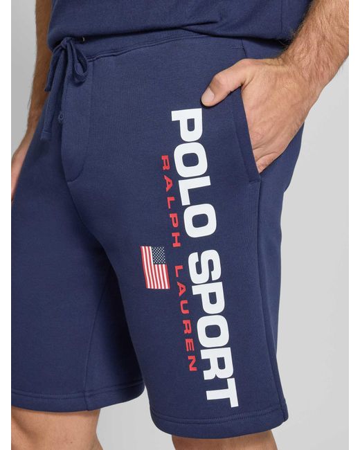 Polo Ralph Lauren Shorts Met Elastische Band in het Blue voor heren