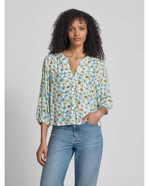 Tom Tailor Multicolor Loose Fit Bluse mit Allover-Muster