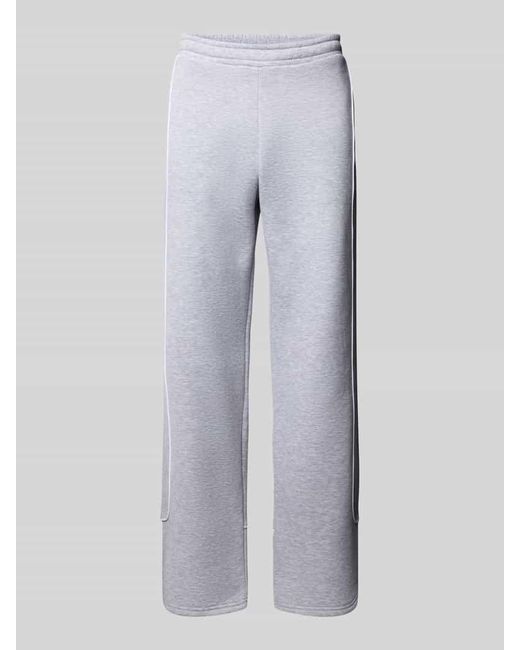 Review Straight Leg Sweatpants mit elastischem Bund in Multicolor für Herren