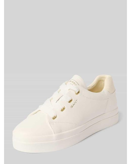 Gant Natural Sneaker mit Label-Detail Modell 'AVONA'