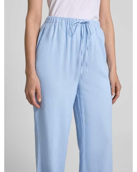 Guido Maria Kretschmer Blue Stoffhose mit elastischem Bund Modell 'MATHILDA'