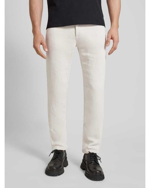 Joop! Modern Fit Jeans im 5-Pocket-Design Modell 'Fortress' in White für Herren