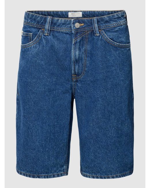 Tom Tailor Loose Fit Jeansshorts im Destroyed-Look in Blue für Herren