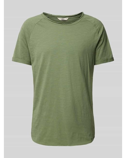 Redefined Rebel T-Shirt mit Rundhalsausschnitt Modell 'KAS' in Green für Herren