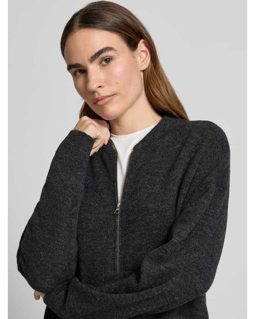 Marc O' Polo Black Regular Fit Strickjacke aus Schurwoll-Alpaka-Mix