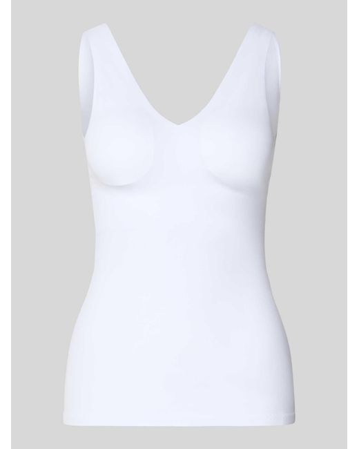 Schiesser Top Met Stretch in het White