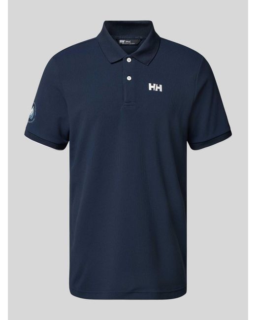 Helly Hansen Regular Fit Poloshirt Met Logoprint in het Blue voor heren