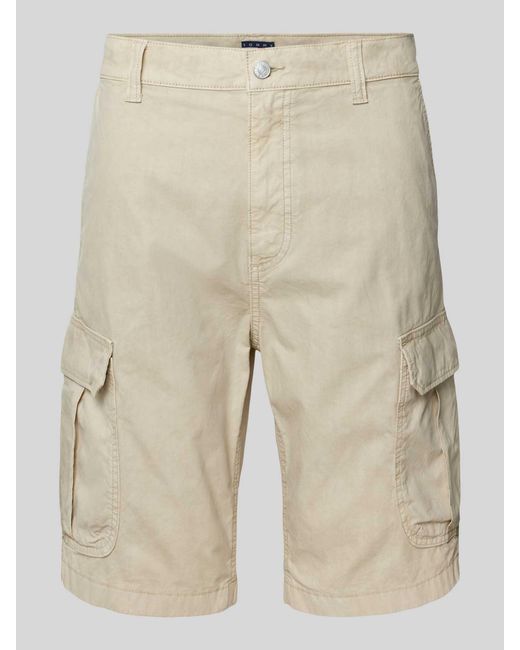 Tommy Hilfiger Regular Fit Korte Cargobroek Van Puur Katoen in het Natural voor heren