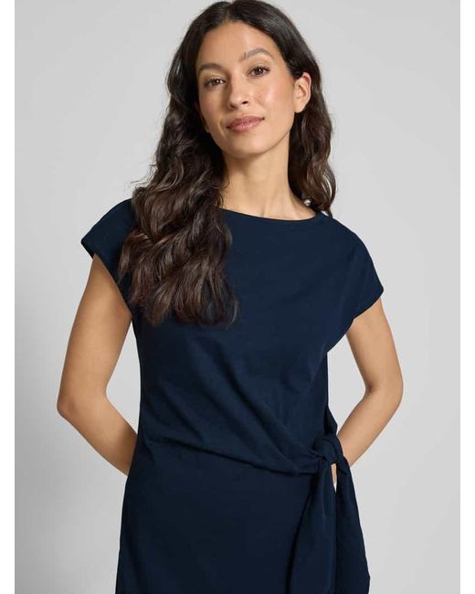 Tommy Hilfiger Blue Tailliertes Freizeitkleid aus reiner Baumwolle