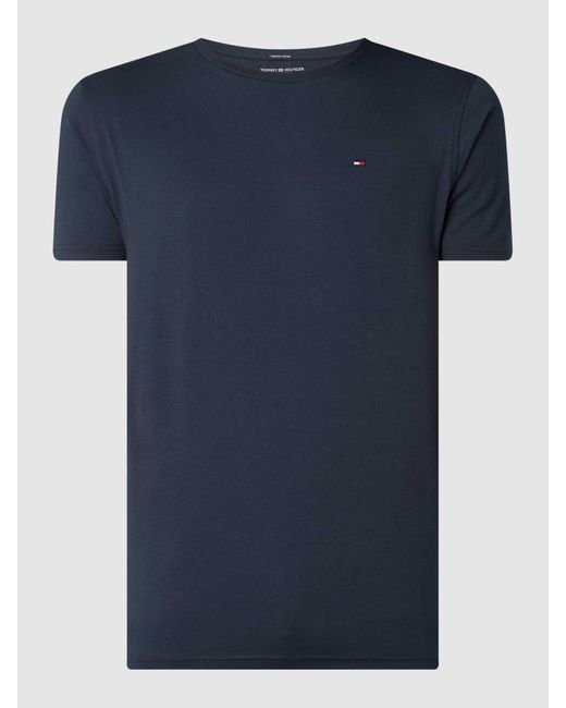 Tommy Hilfiger T-Shirt aus Organic Cotton in Blue für Herren