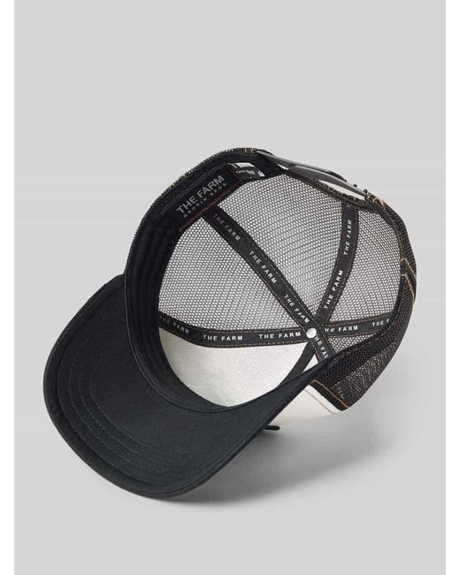 Goorin Bros Trucker Cap mit Motiv-Badge Modell 'The King Lion' in Gray für Herren