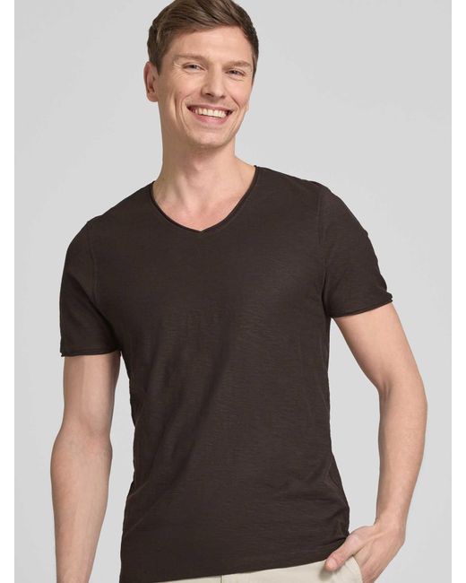 Mcneal T-shirt Met V-hals in het Black voor heren