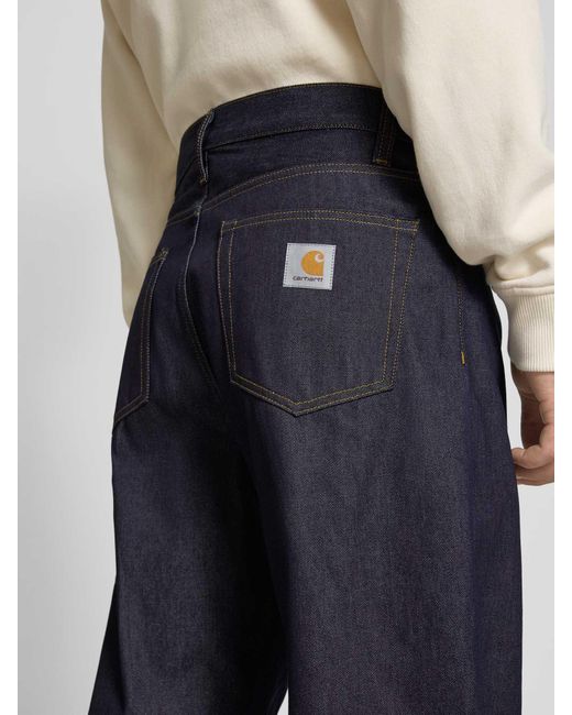Carhartt Jeans Met 5-Pocketmodel, Model 'Landon' in het Blue voor heren