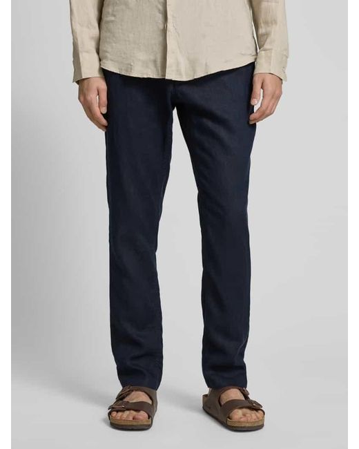 Gant Relaxed Fit Leinenhose Mit Tunnelzug in Blue für Herren