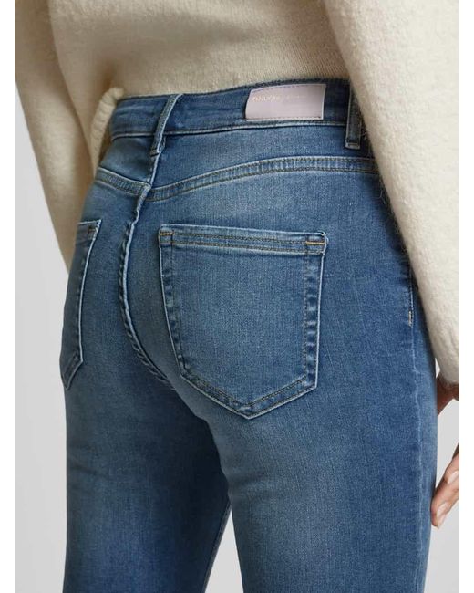 ONLY Blue Regular Fit Flared Jeans Mit Baumwoll-Anteil Modell 'Blush'