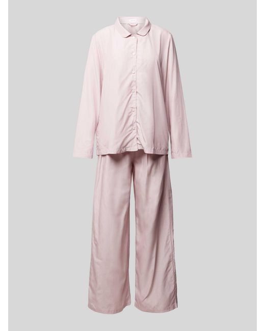 Seidensticker Pyjama Met Knoopsluiting in het Pink voor heren