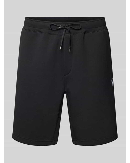 Polo Ralph Lauren Regular Fit Sweatshorts mit Logo-Stitching in Black für Herren