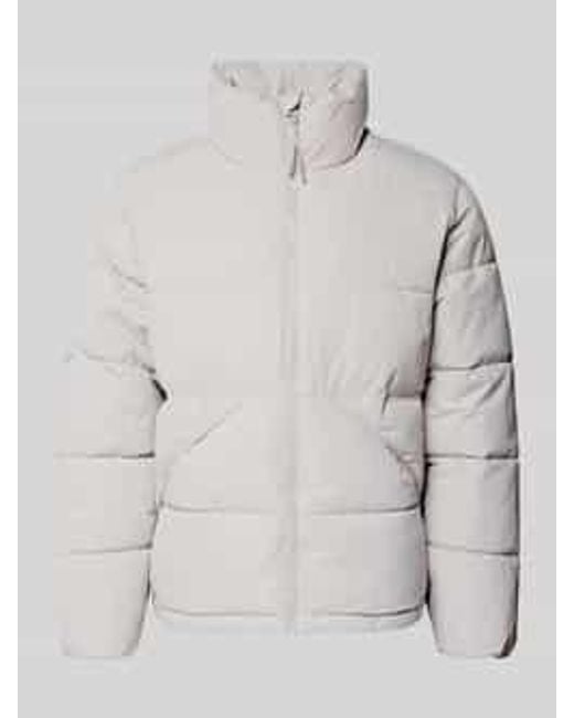 Only & Sons Regular Fit Buffer Jacket Met Opstaande Kraag Model 'Pack' in het Gray voor heren
