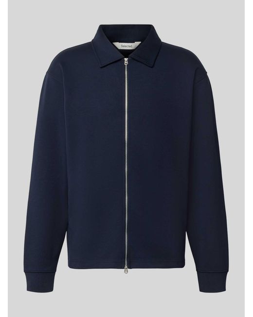 SELECTED Sweatvesten in het Blue voor heren