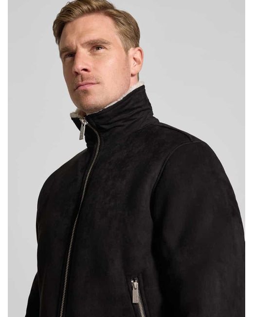 JAKE*S STUDIO MEN Jacke mit Reißverschlusstaschen in Black für Herren