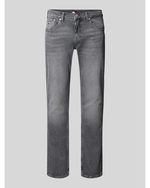 Tommy Hilfiger Slim Fit Jeans Van Katoenmix in het Gray voor heren