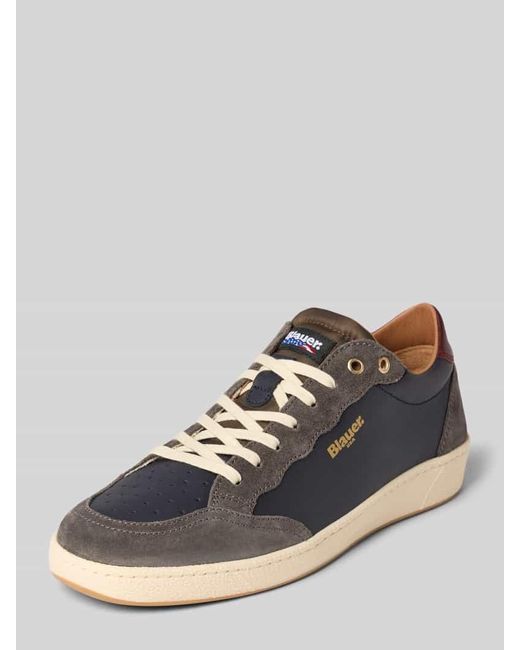 Blauer Usa Sneaker mit Schnürverschluss Modell 'MURRAY' in Blue für Herren