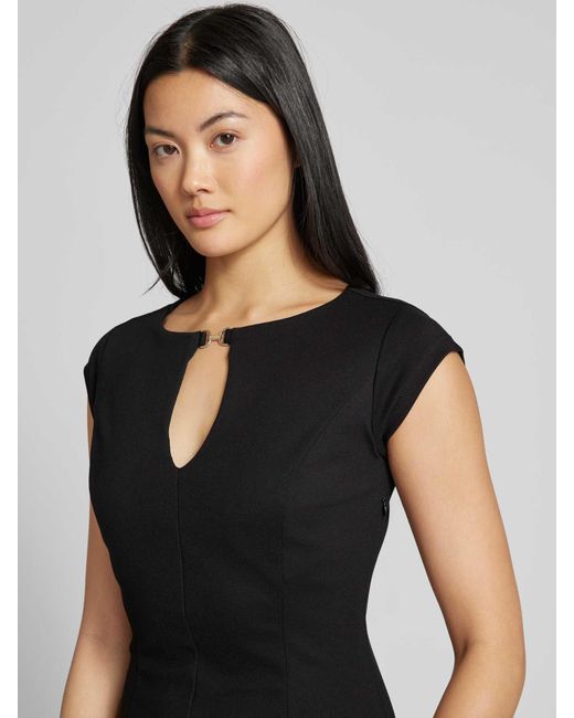 Guess Mini-jurk Met Druppelvormige Hals in het Black