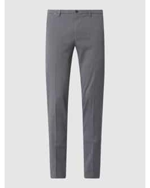 Cinque Slim Fit Stoffen Broek Met Stretch, Model 'Cibrody' in het Gray voor heren