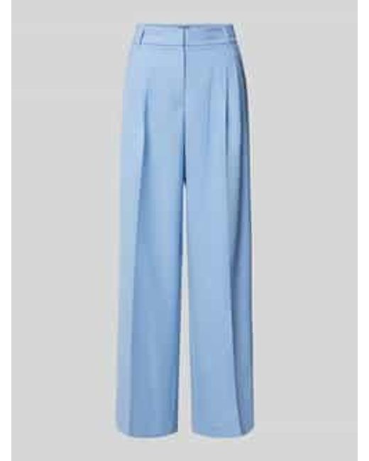 S.oliver Regular Fit Bandplooibroek in het Blue