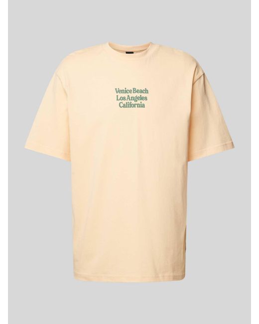 Only & Sons T-Shirt mit Rundhalsausschnitt in Natural für Herren