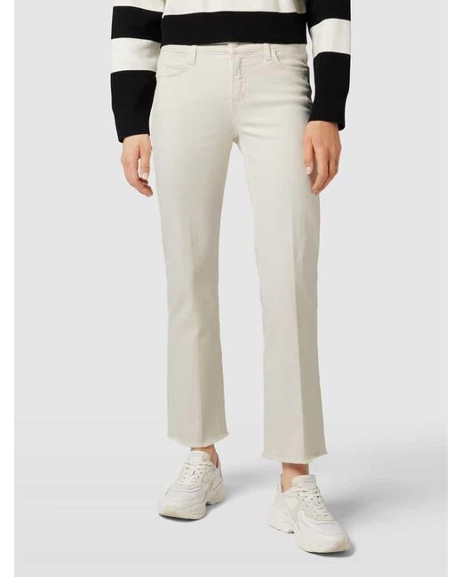 Cambio White Jeans in verkürzter Passform Modell 'FRANCESCA'