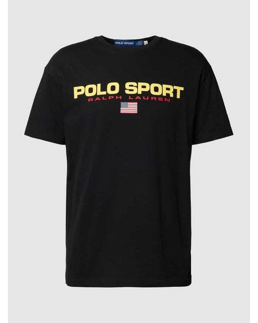 Polo Ralph Lauren T-Shirt mit Label-Print in Black für Herren