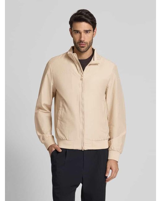 Geox Blouson mit Eingrifftaschen in Natural für Herren