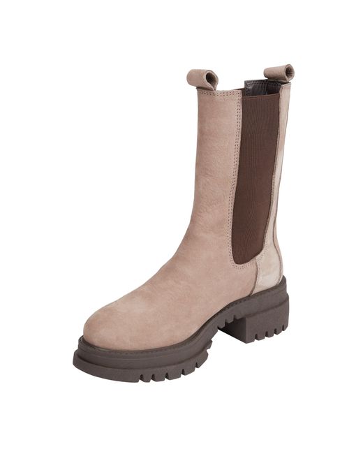 Inuovo Gray Chelsea Boots aus Leder
