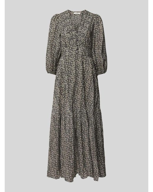 IVY & OAK Maxi-jurk Met Knoopsluiting in het Gray