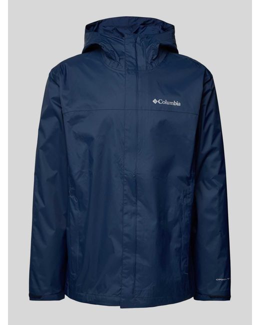 Columbia Softshell-jack Met Labelprint in het Blue voor heren
