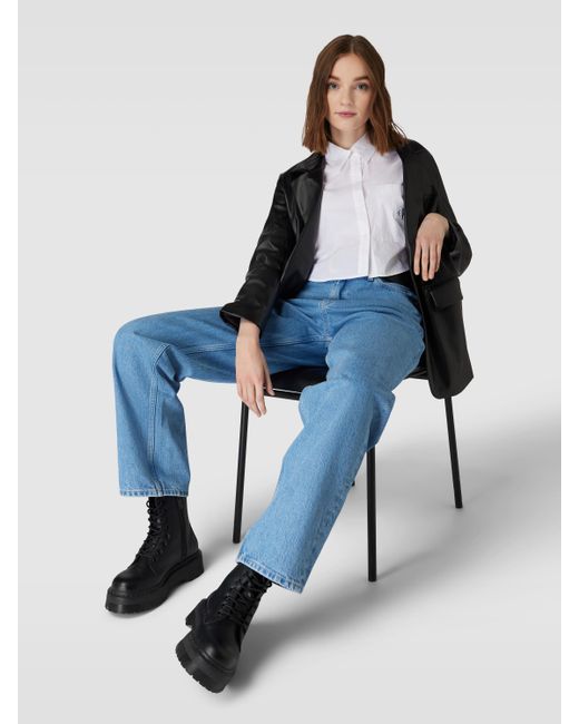 Calvin Klein Straight Leg Jeans im 5-Pocket-Design Modell \'90 S\' in Blau |  Lyst AT