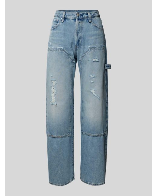 G-Star RAW Blue Loose Fit Jeans im Used-Look Modell 'Bowey 3D'