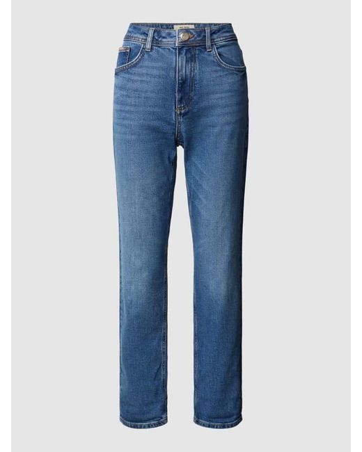 Mos Mosh Straight Leg Jeans im 5-Pocket-Design Modell 'MELLY KYOTO' in Blue für Herren