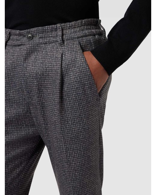 Drykorn Pantalon Met Bandplooien in het Gray voor heren