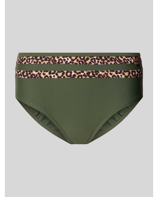 Lascana High Waist Bikinibroekje Met Elastische Band in het Green