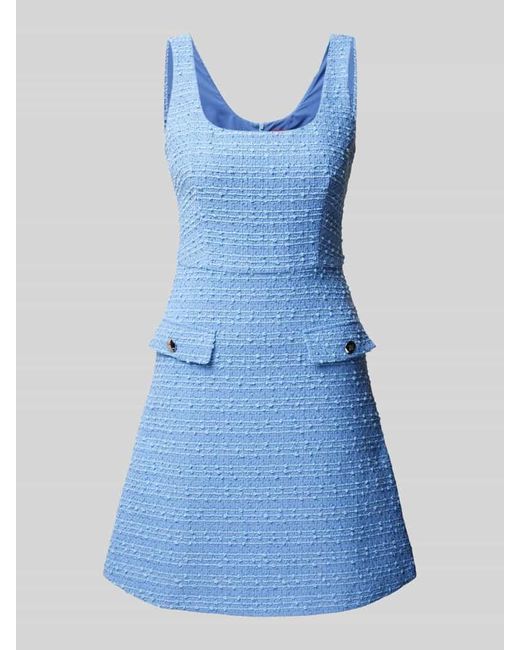 HUGO Blue Minikleid Mit Strukturmuster Modell 'Kilera'