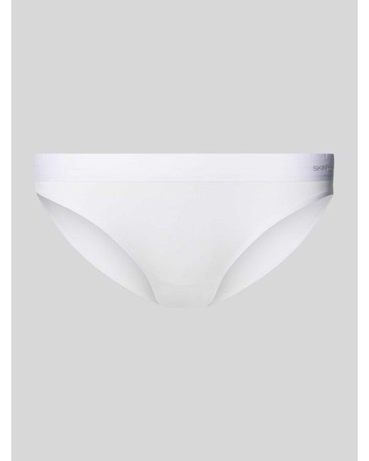 SKINY Slip Met Labeldetail in het White